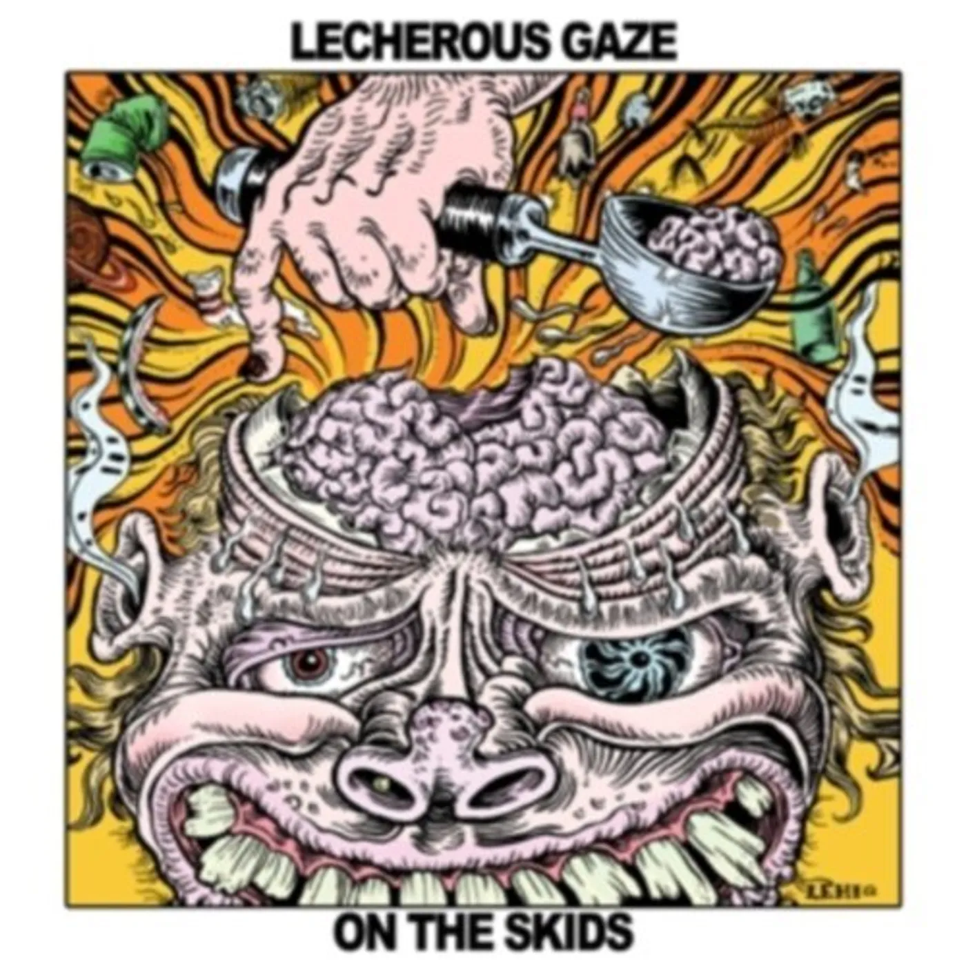 Lecherous Gaze On The Skids Vinyl Record