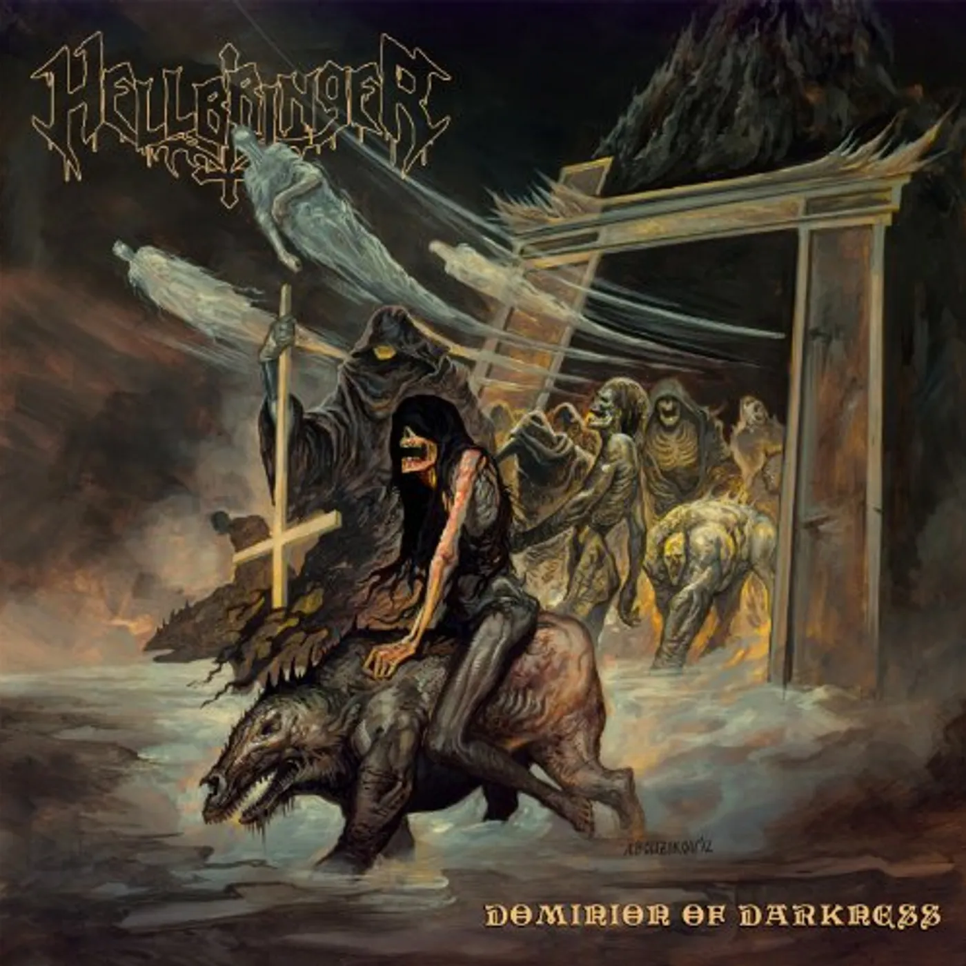 Hellbringer Dominion Of Darkness Vinyl Record