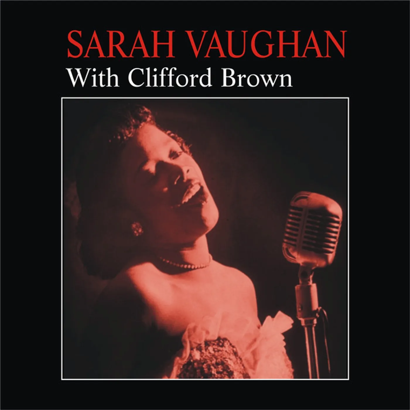 Sarah Vaughan WITH CLIFFORD BROWN (BONUS TRACK) Vinyl Record - 180 Gram Pressing, Remastered
