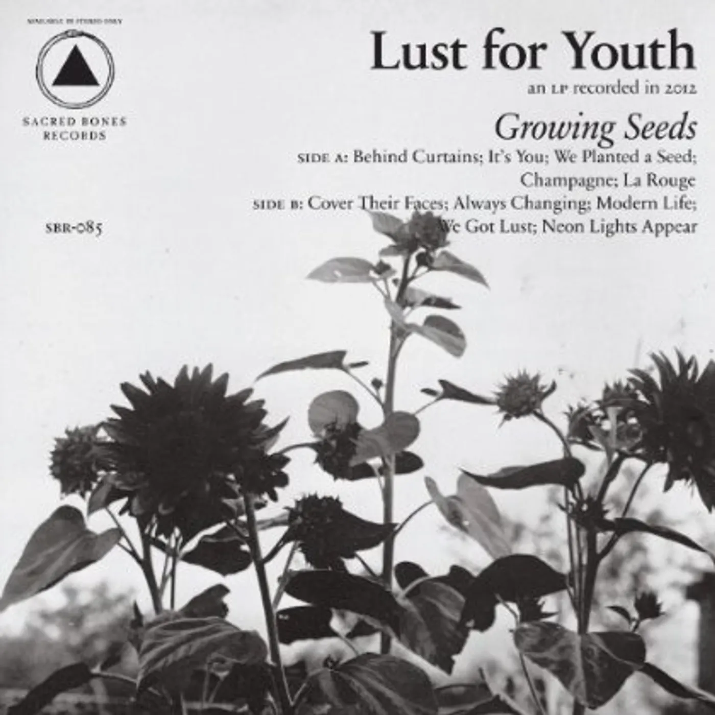 Lust For Youth Growing Seeds Vinyl Record