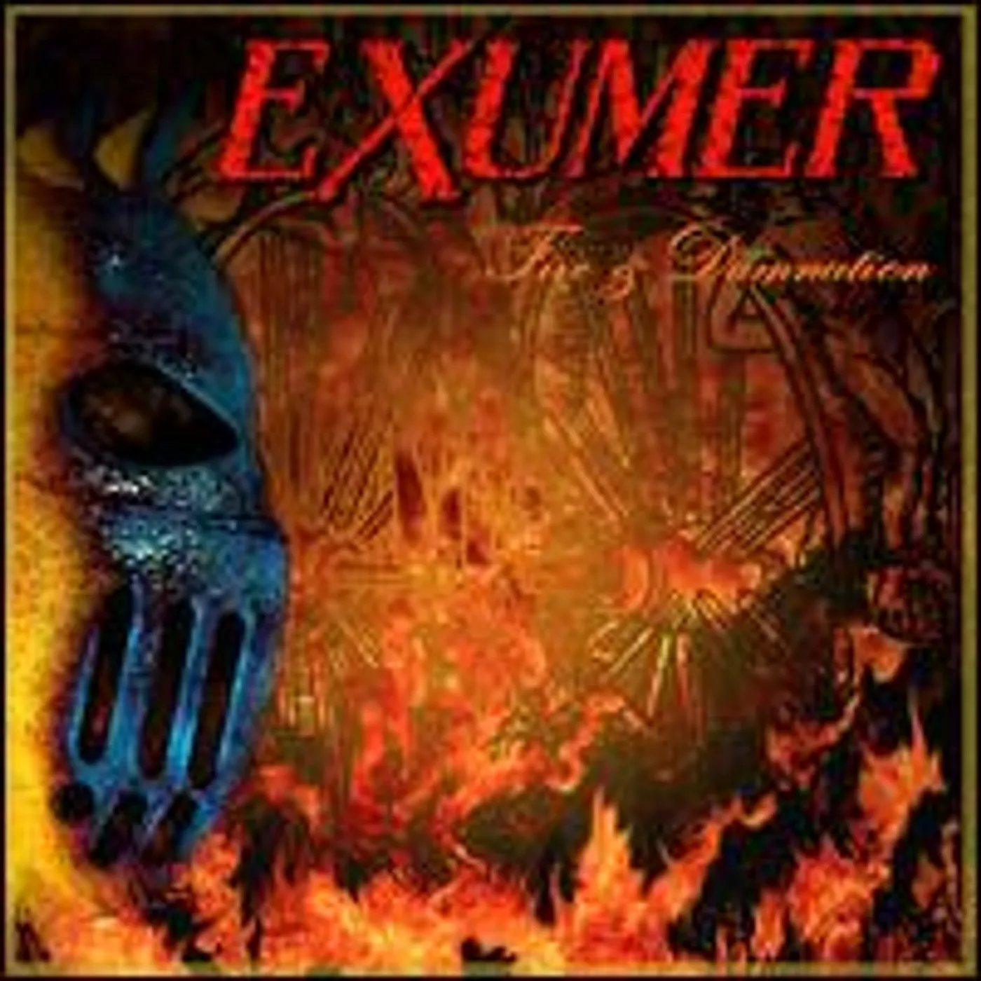 Exumer FIRE & DAMNATION Vinyl Record - UK Release