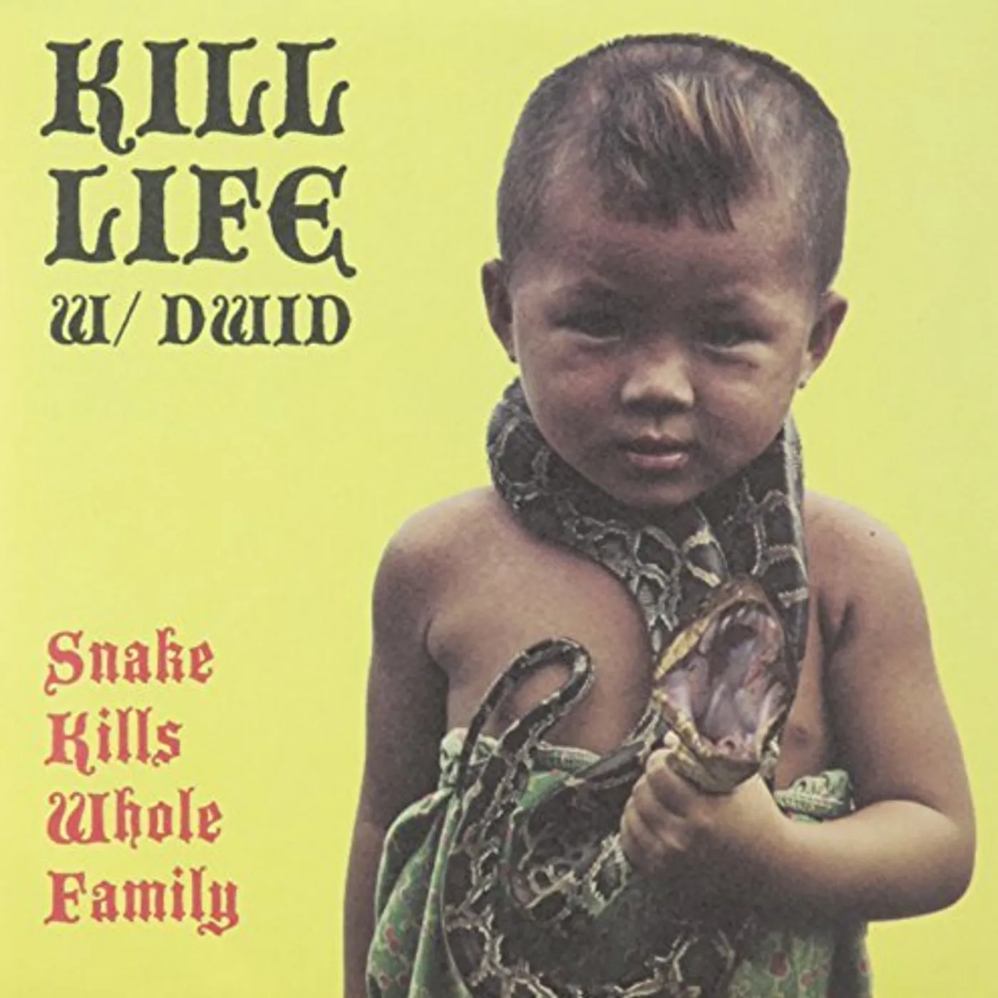 Dwid Kill Life / Hellion SNAKE KILLS WHOLE FAMILY Vinyl Record