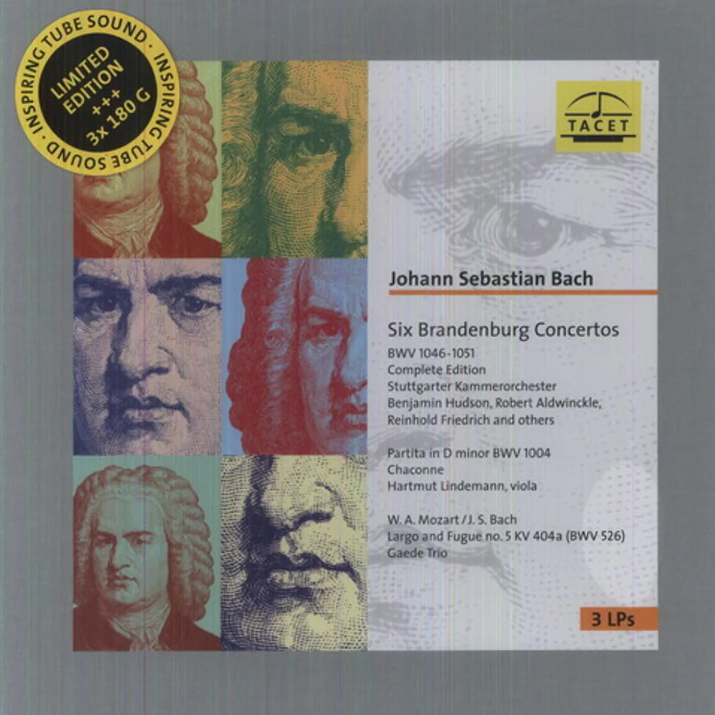 J.S. Bach / Stuttgarter Kammerorchester BRANDENBURG CONCERTOS Vinyl Record