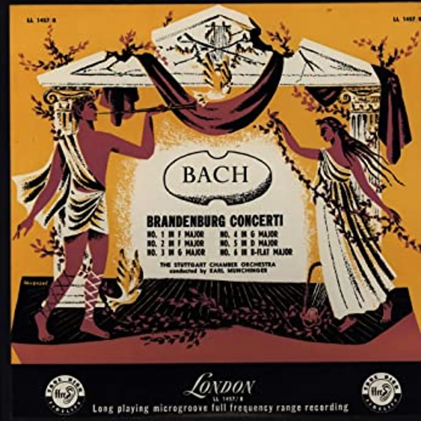 J.S. Bach / Stuttgarter Kammerorchester BRANDENBURG CONCERTOS Vinyl Record
