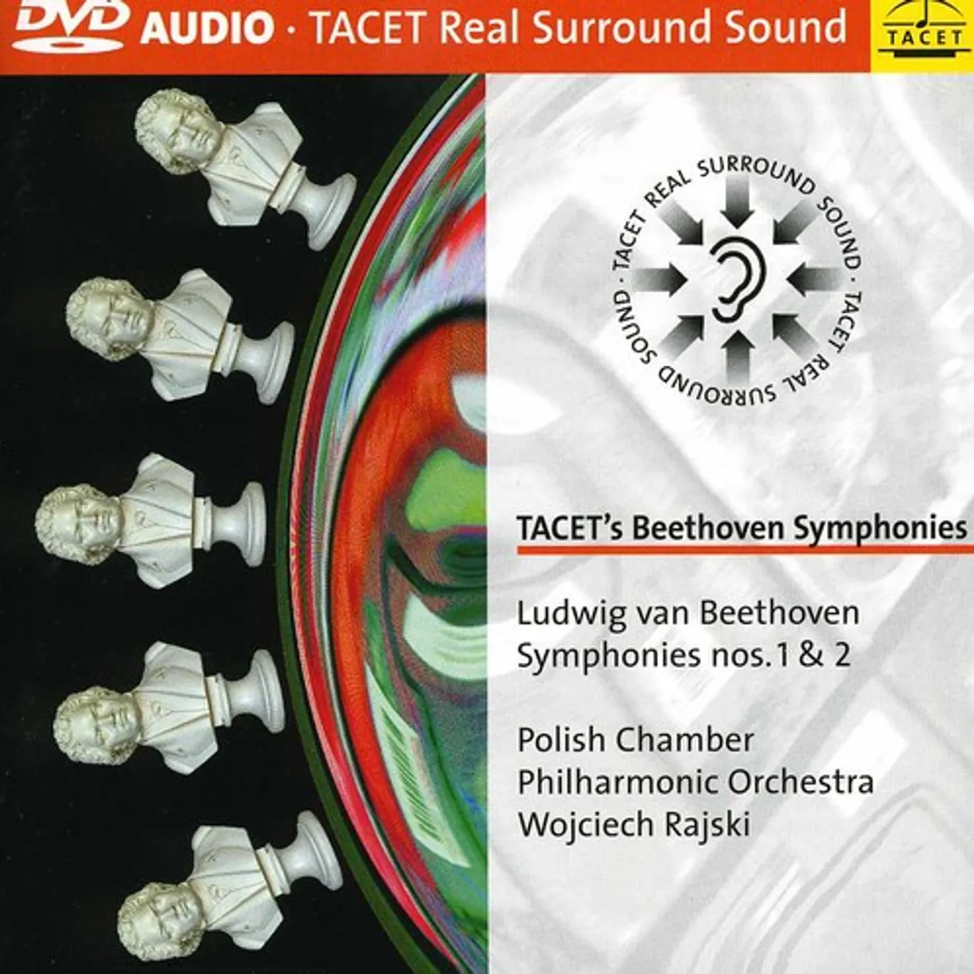 Beethoven / Polnische Kammerphilharmonie SYMPHONIES 1 & 2 DVD Audio