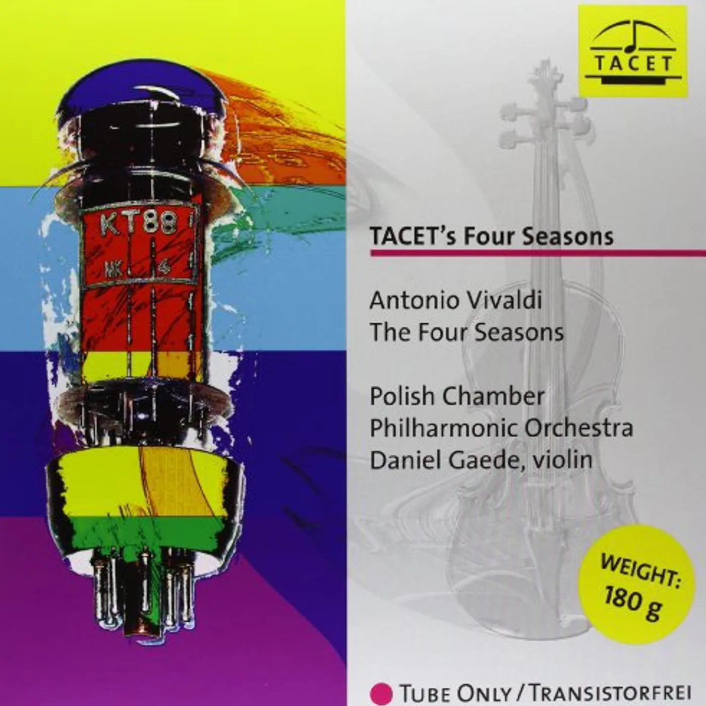 Antonio Vivaldi TACETS FOUR SEASONS Vinyl Record
