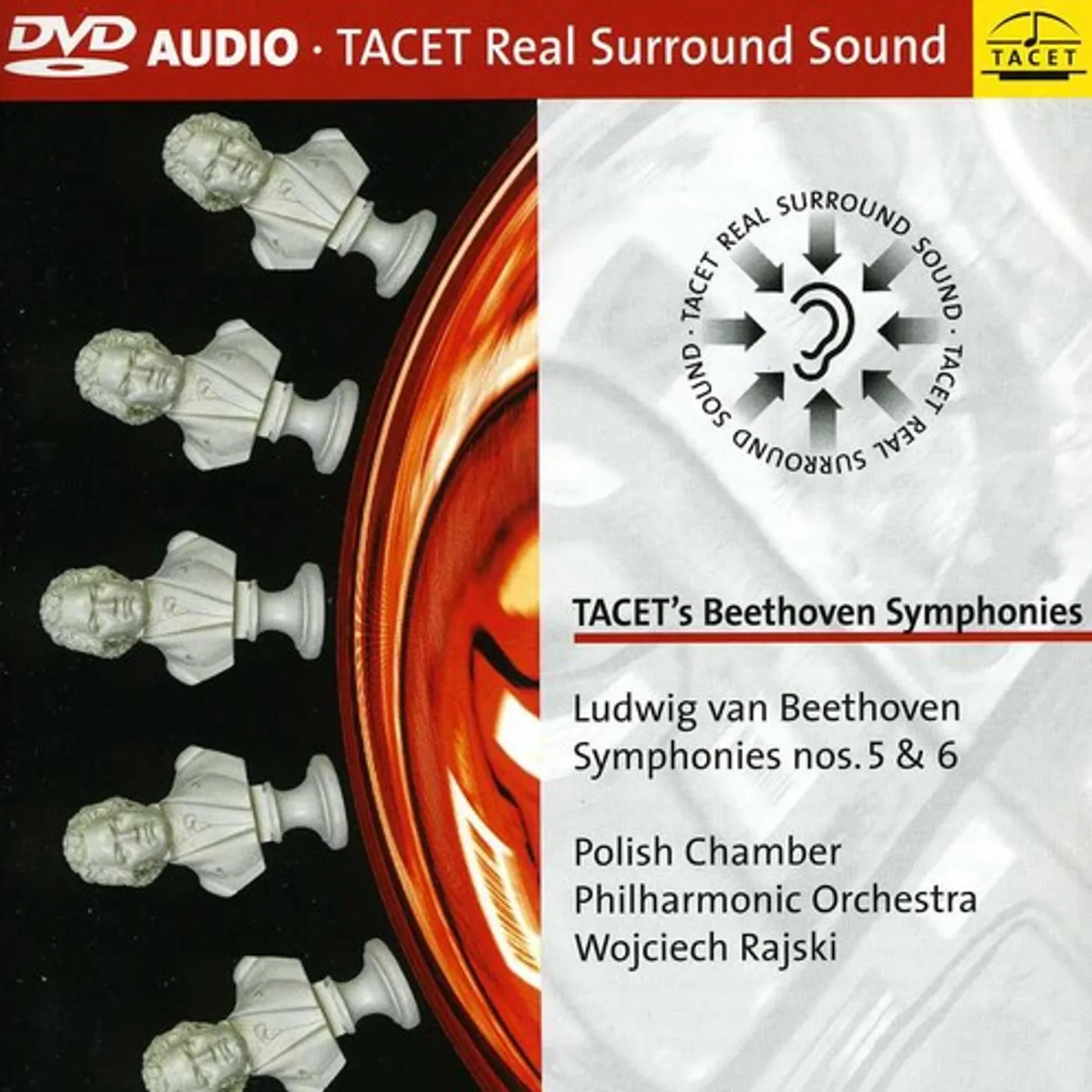 Beethoven / Polnische Kammerphilharmonie / Rajski SYMPHONIES 5 & 6 DVD Audio
