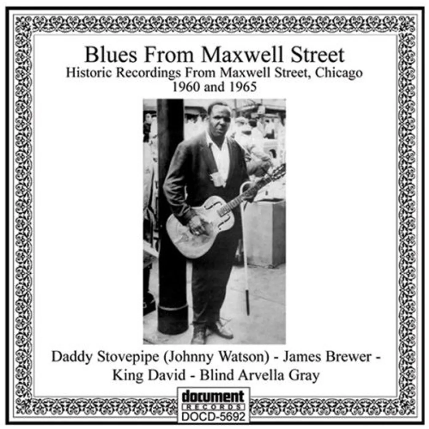 Arvella Gray & Friends BLUES FROM MAXWELL STREET 1960 & 1965 CD