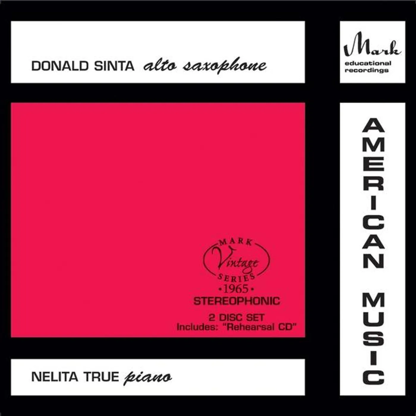 Donald Sinta AMERICAN MUSIC CD