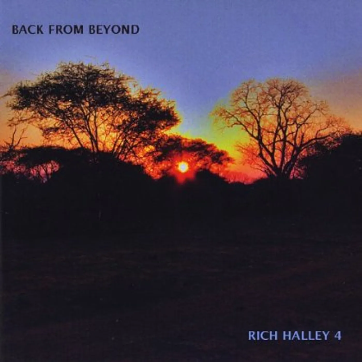 Rich Halley BACK FROM BEYOND CD