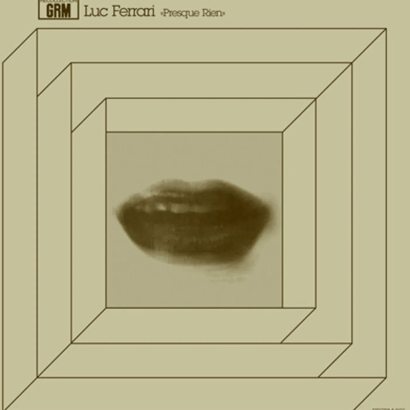 Luc Ferrari PRESQUE RIEN Vinyl Record