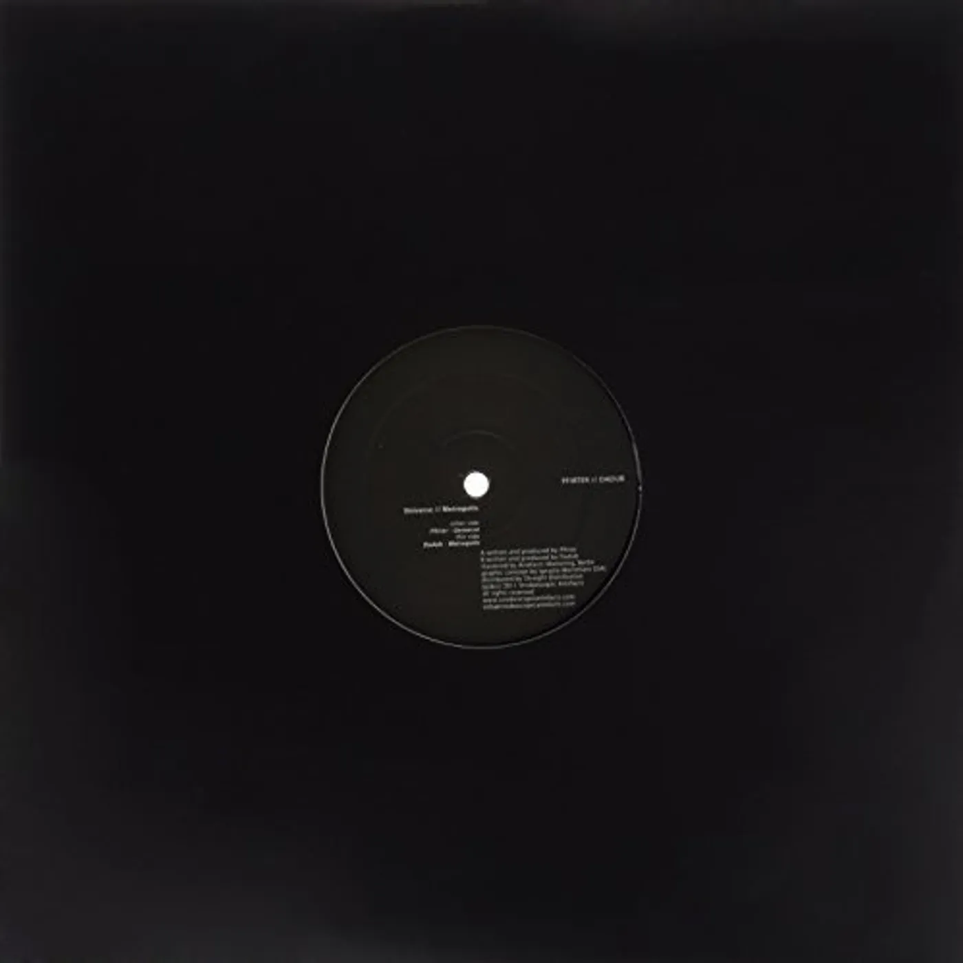 Pfirter / Dadub UNIVERSE/METROPOLIS Vinyl Record