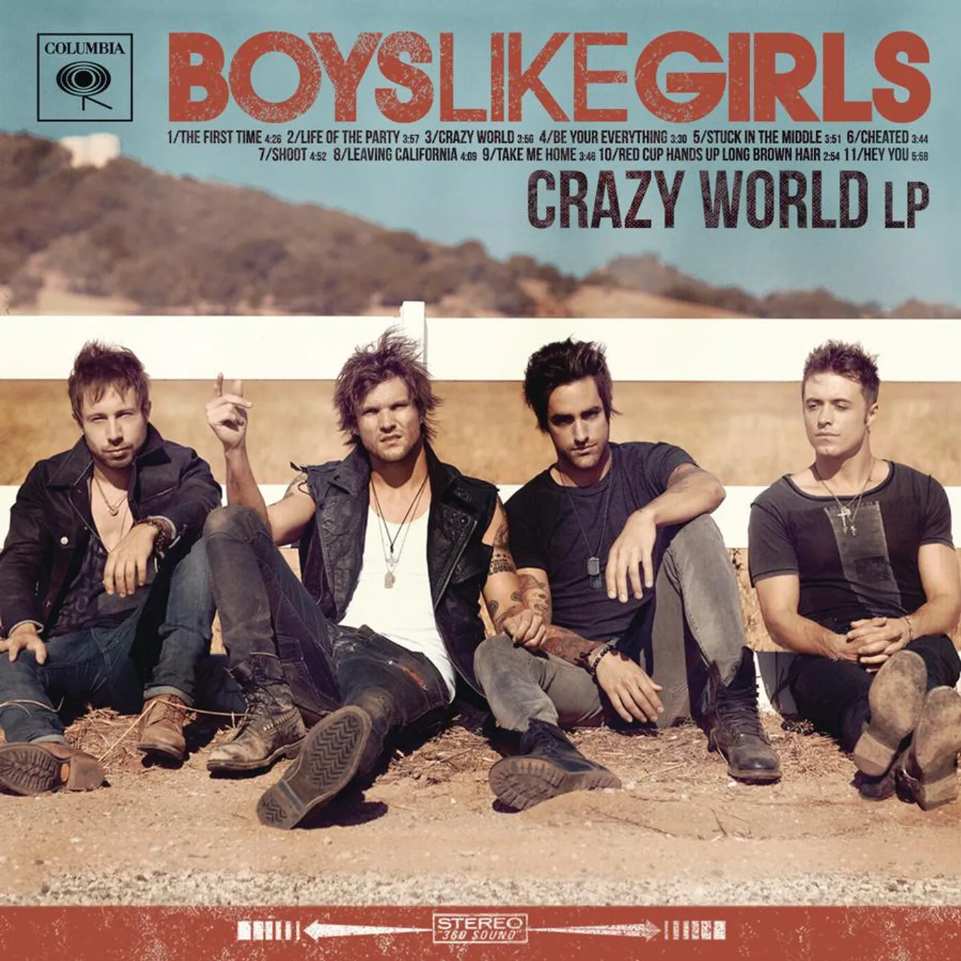 BOYS LIKE GIRLS CRAZY WORLD LP CD