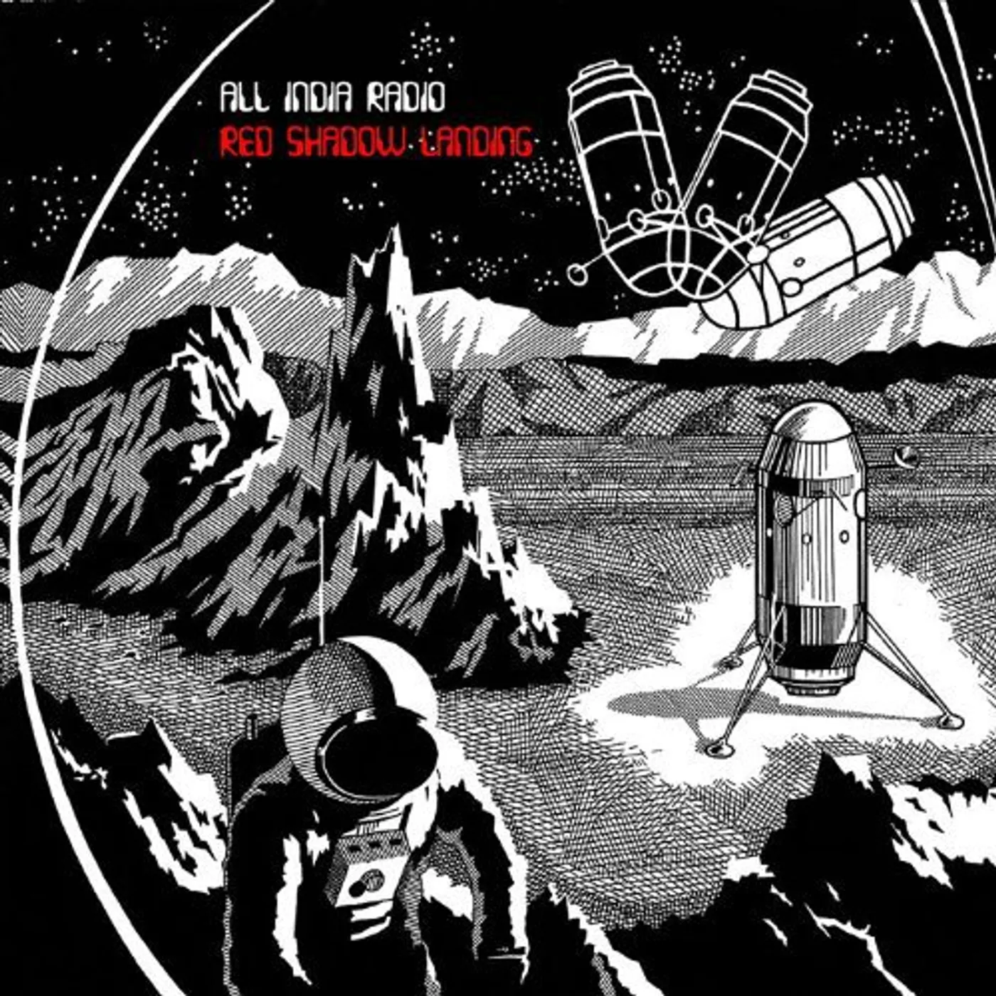 All India Radio Red Shadow Landing Vinyl Record
