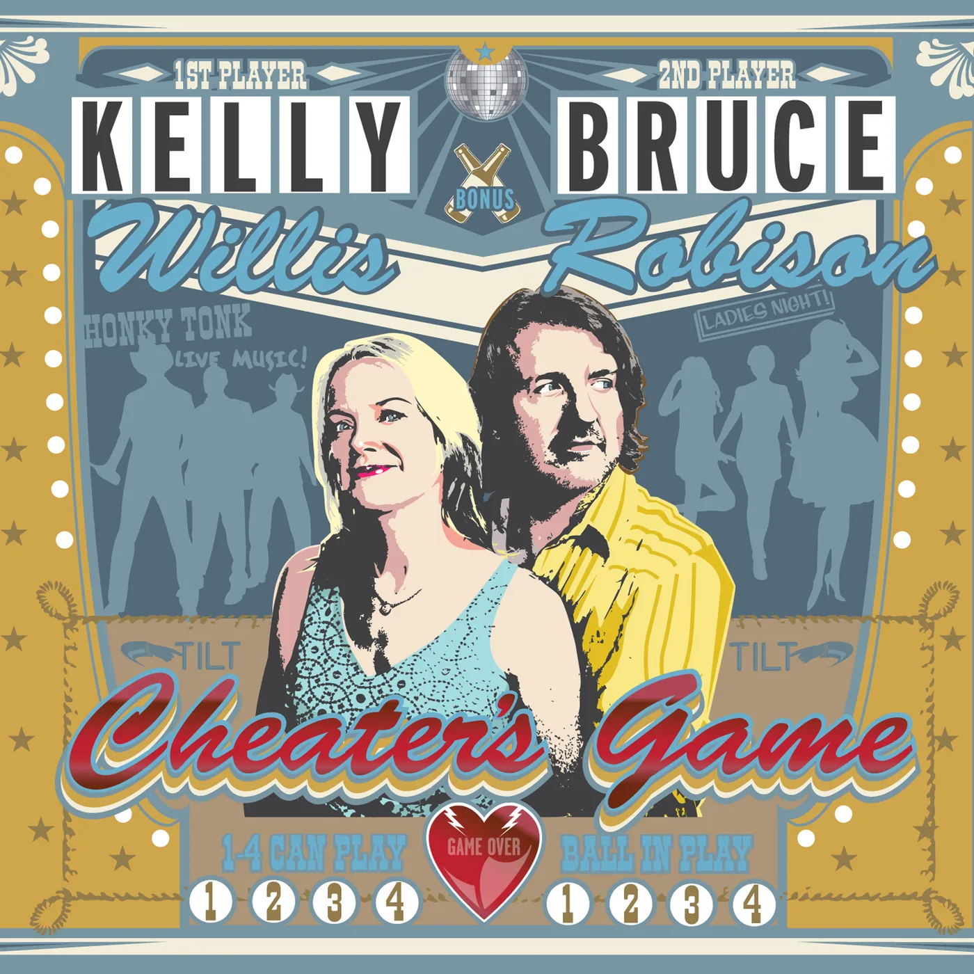 Kelly Willis & Bruce Robison CHEATER'S GAME CD