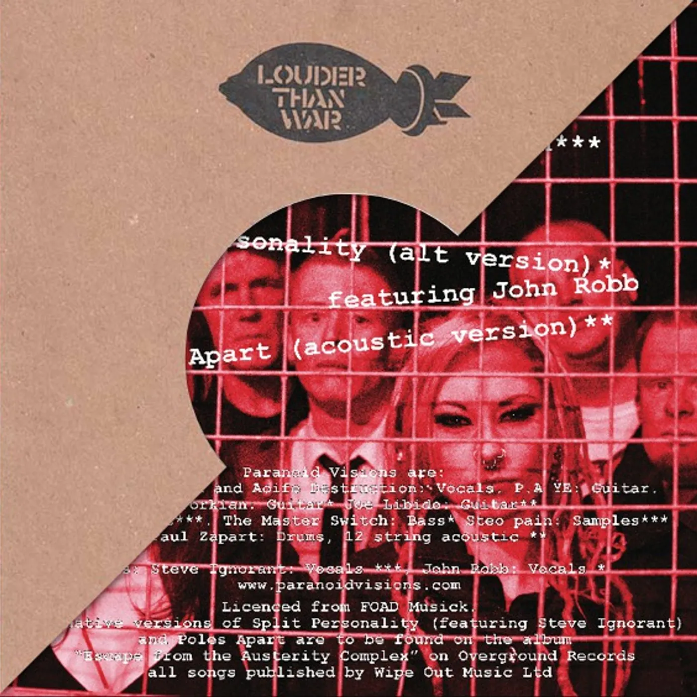 Paranoid Visions ROCK & ROLL REVOLUTION Vinyl Record