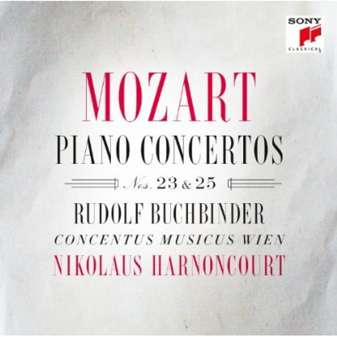 Nikolaus Harnoncourt PIANO CONCERTOS NOS 23 & 25 CD