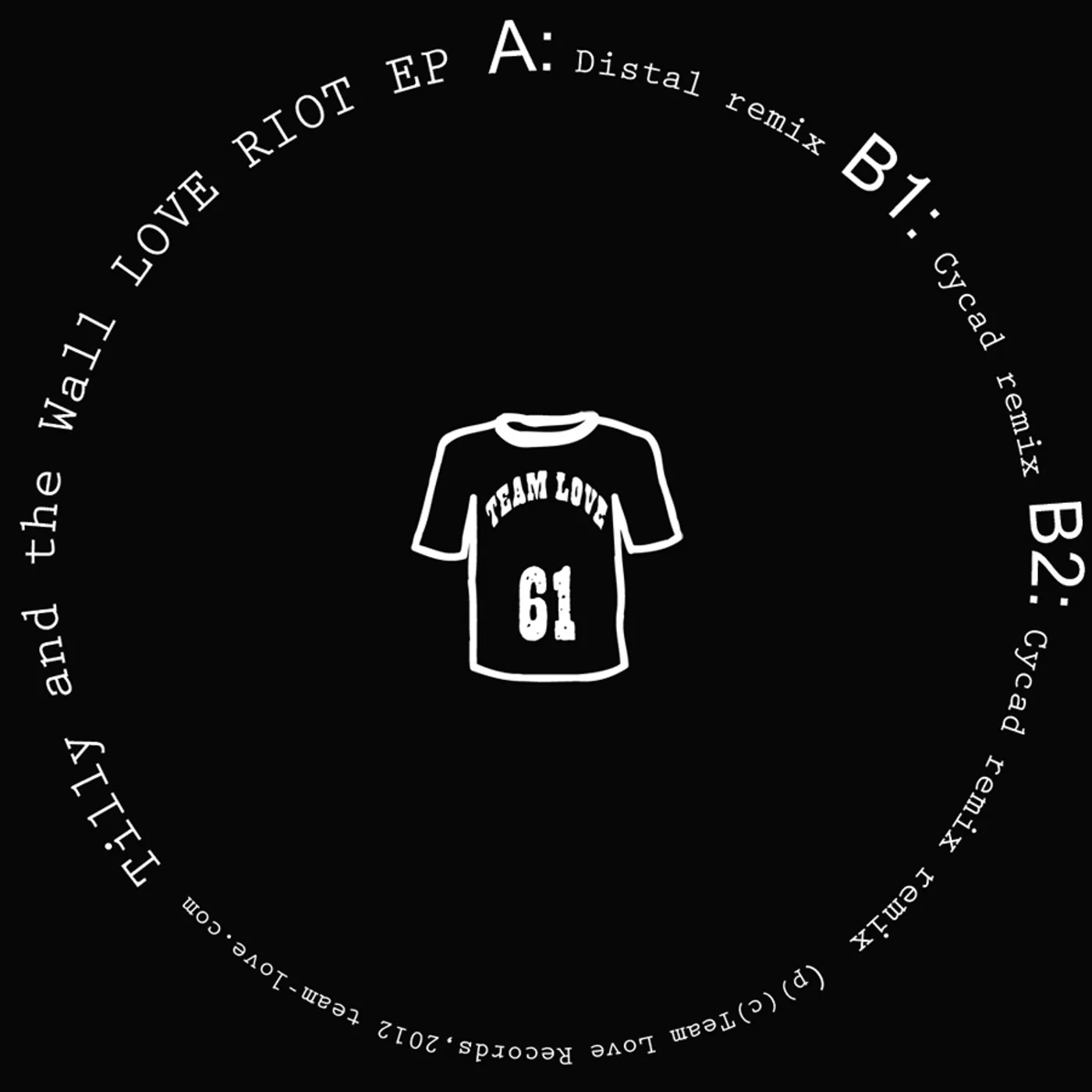 Tilly And The Wall LOVE RIOT REMIXES Vinyl Record