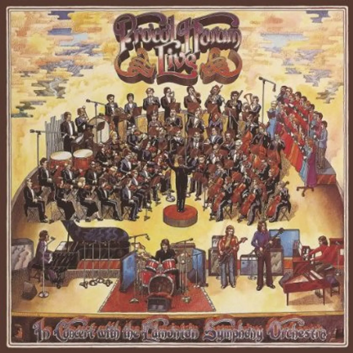 Procol Harum IN CONCERT WITH THE EDMONTON SYMPHONY ORCHESTRA Vinyl Record