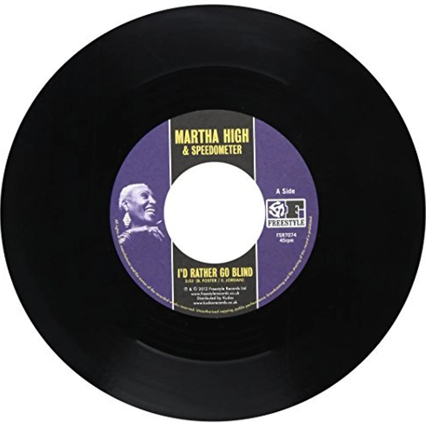 Martha High I'D RATHER GO BLIND Vinyl Record