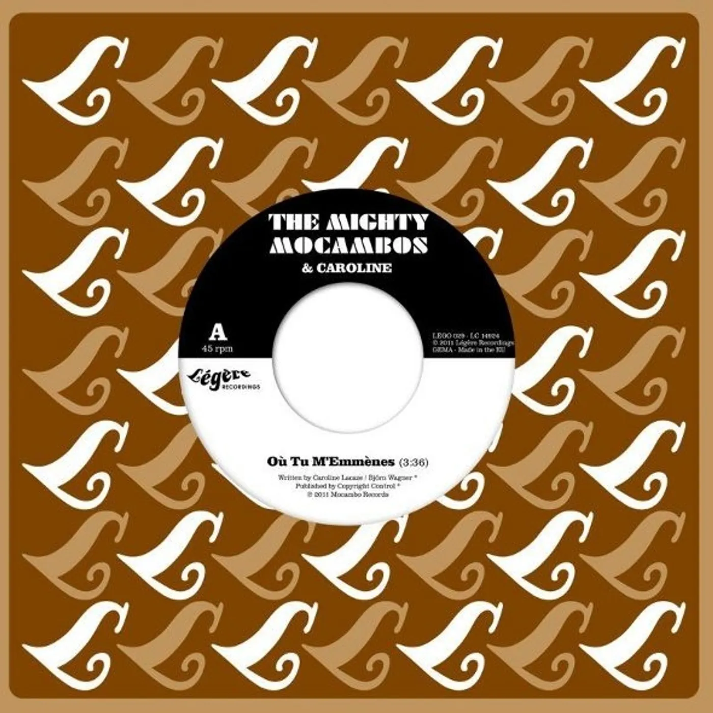 The Mighty Mocambos OU TU M'EMMENES Vinyl Record