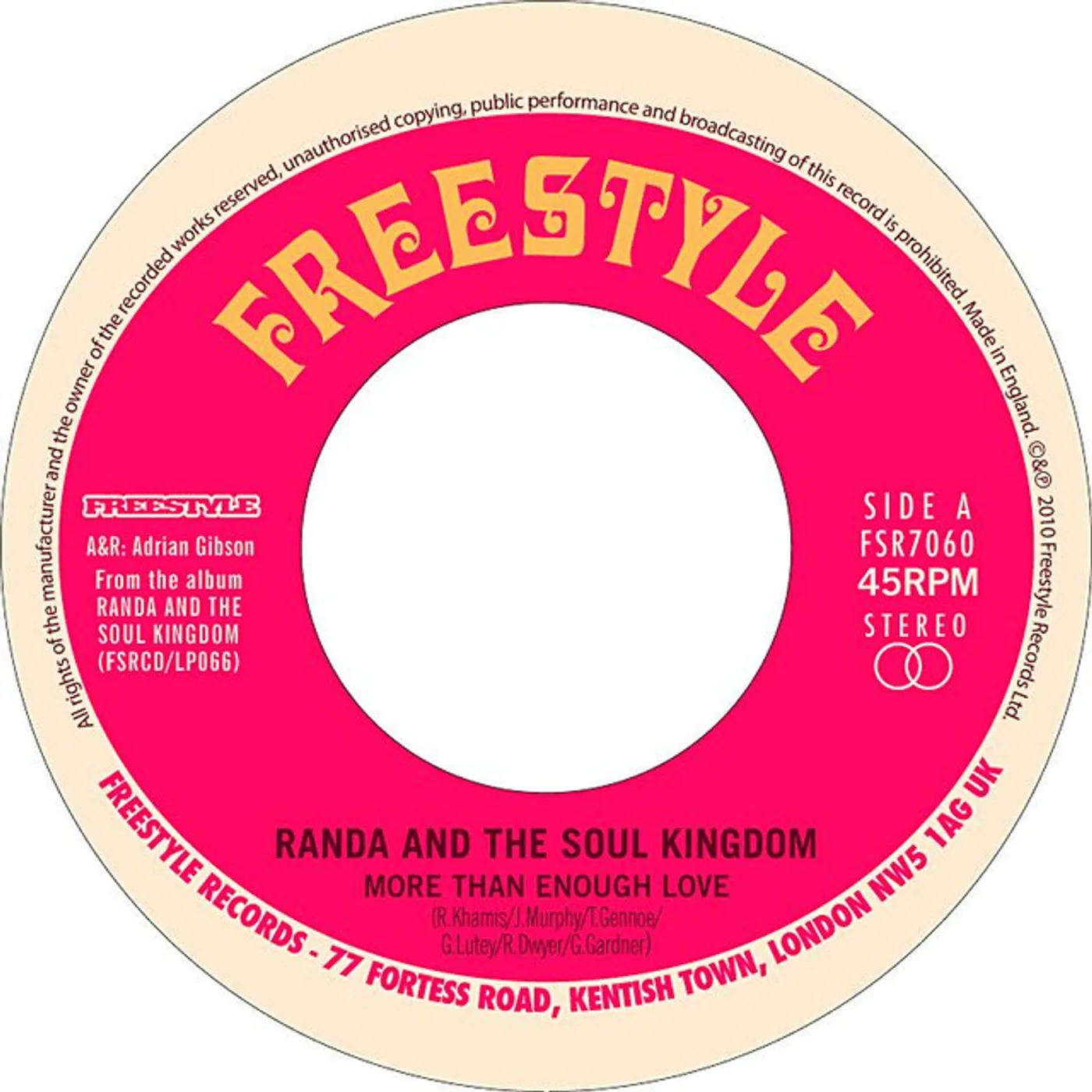 Randa And The Soul Kingdom More Than Enough Love Vinyl Record