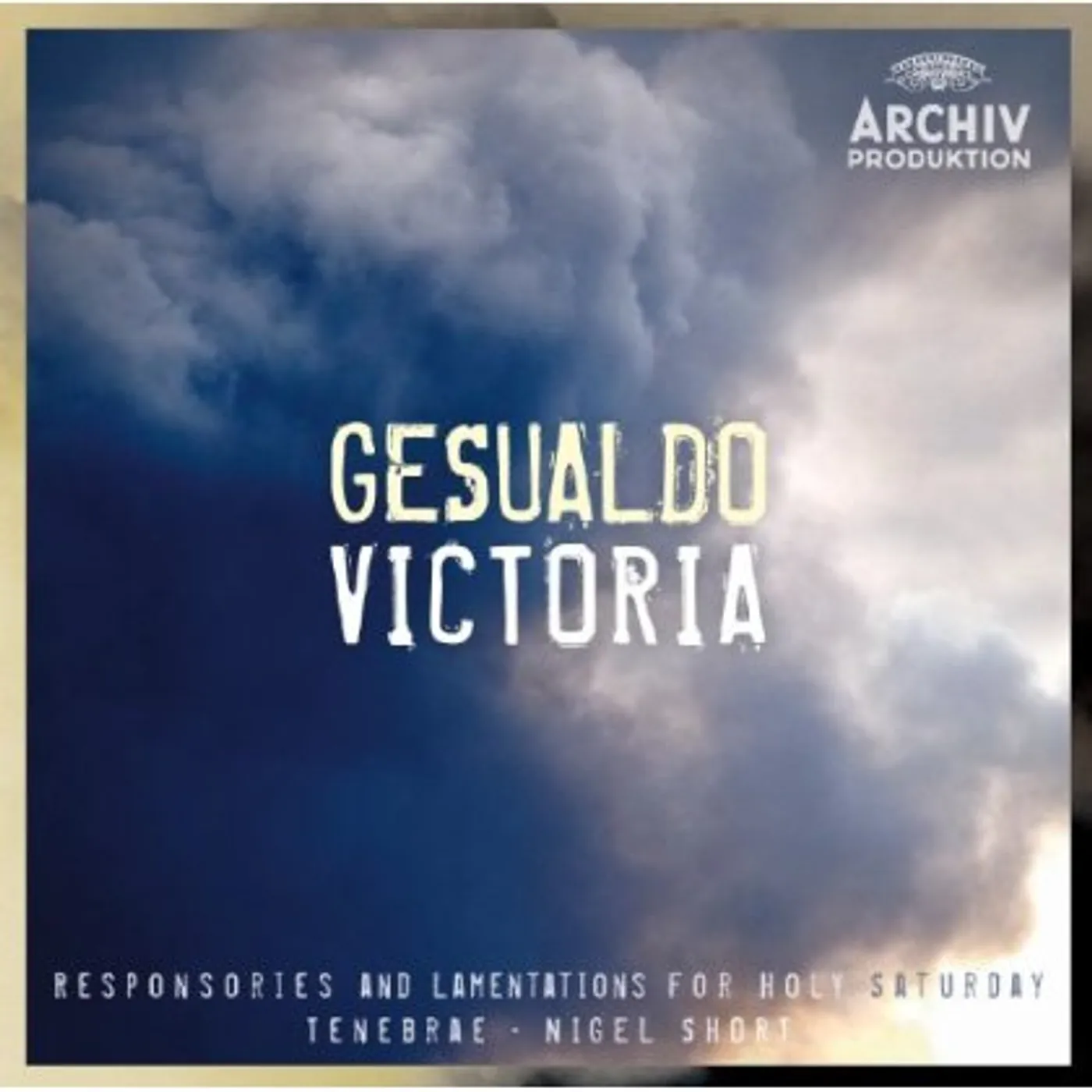 Tenebrae / Nigel Short GESUALDO / VICTORIA CD
