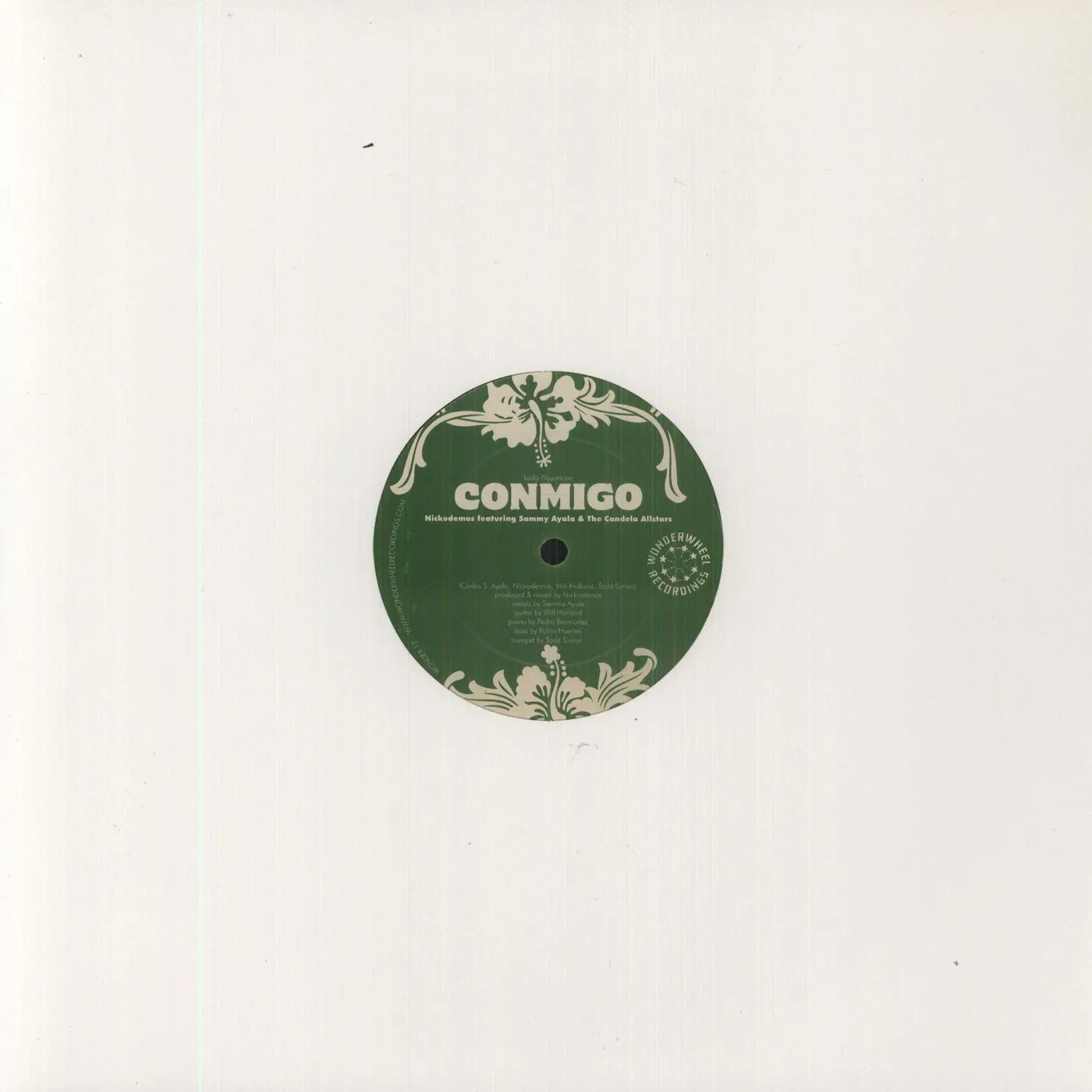 Nickodemus CONMIGO / MI SWING ES TROPICAL REMIX Vinyl Record