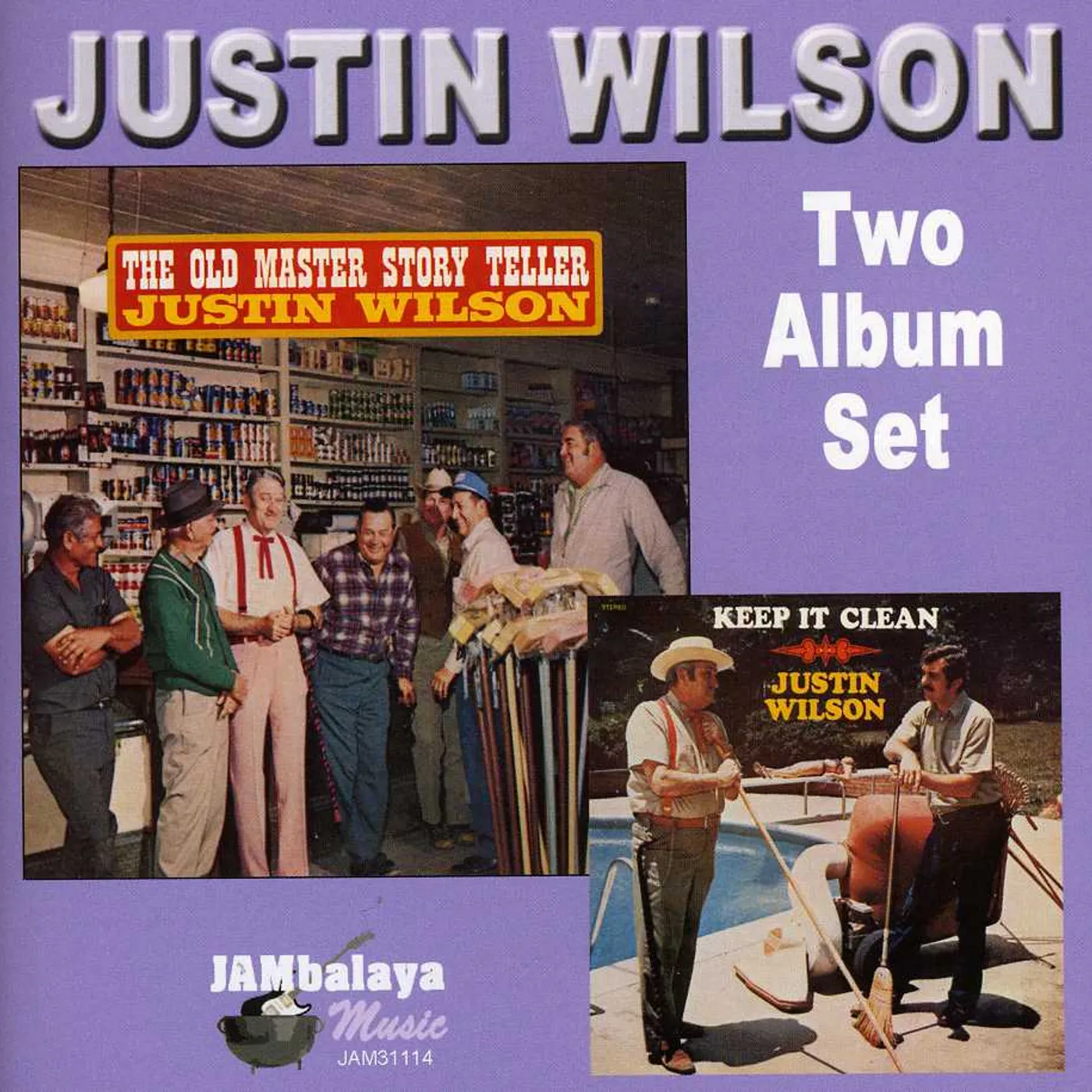 Justin Wilson OLD MASTER / KEEP IT CLEAN CD