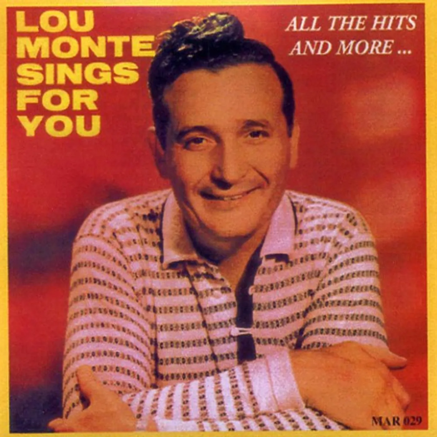Lou Monte SINGS FOR YOU CD