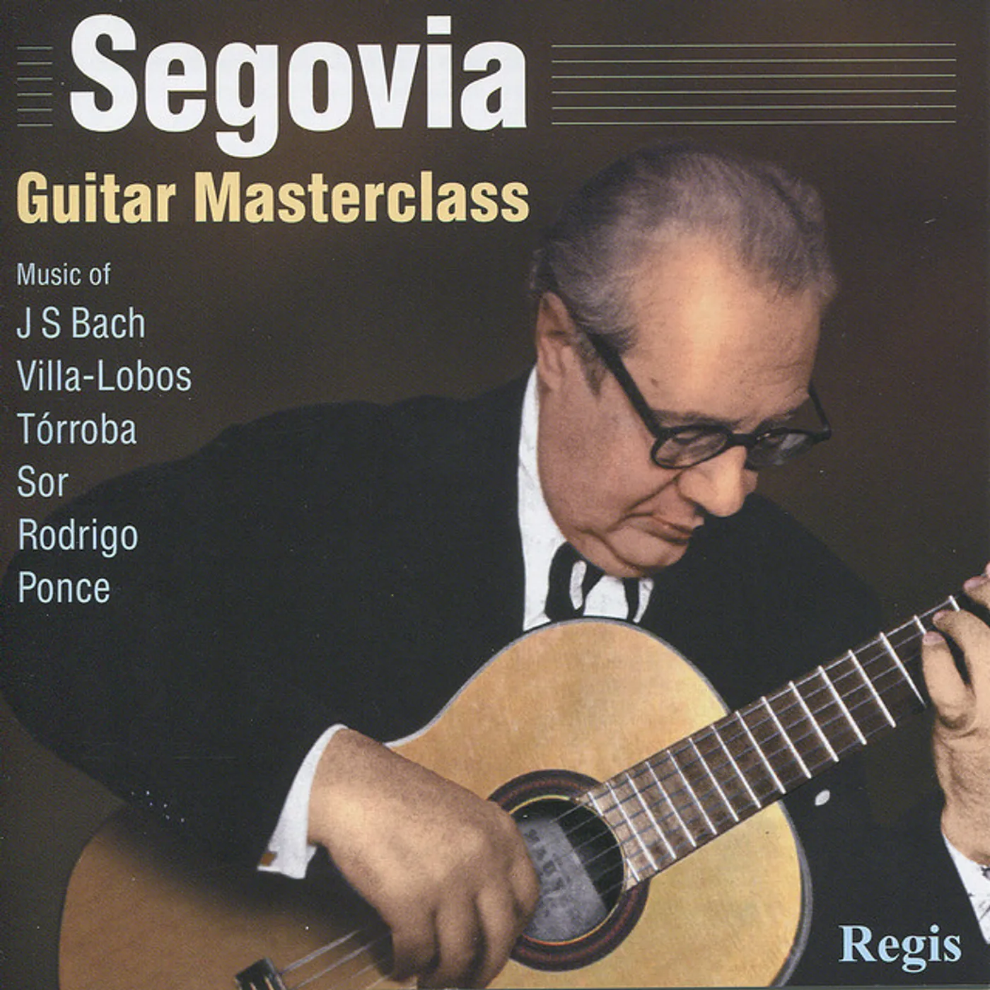 Andres Segovia GUITAR MASTERCLASS CD