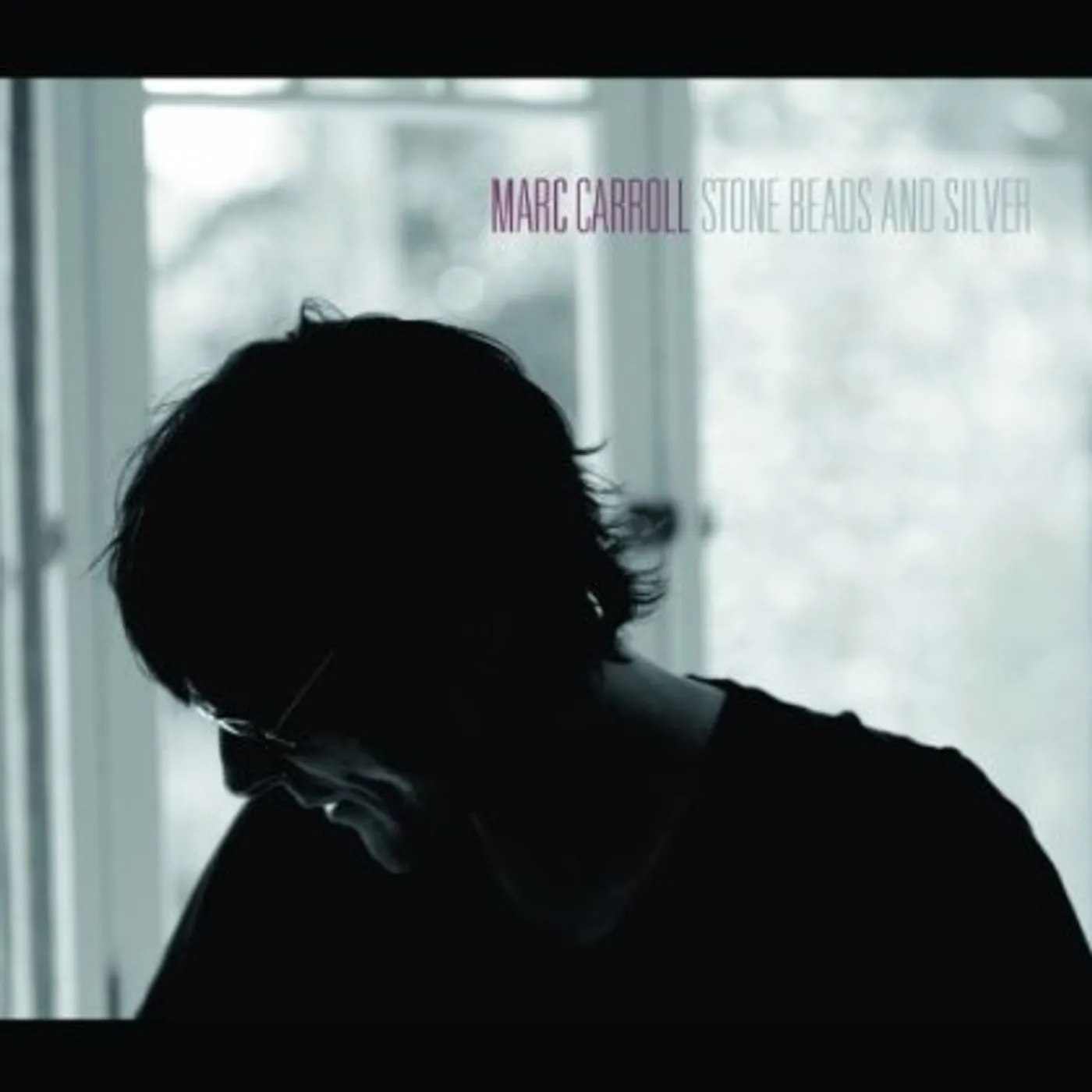 Marc Carroll Stone Beads and Silver Vinyl Record