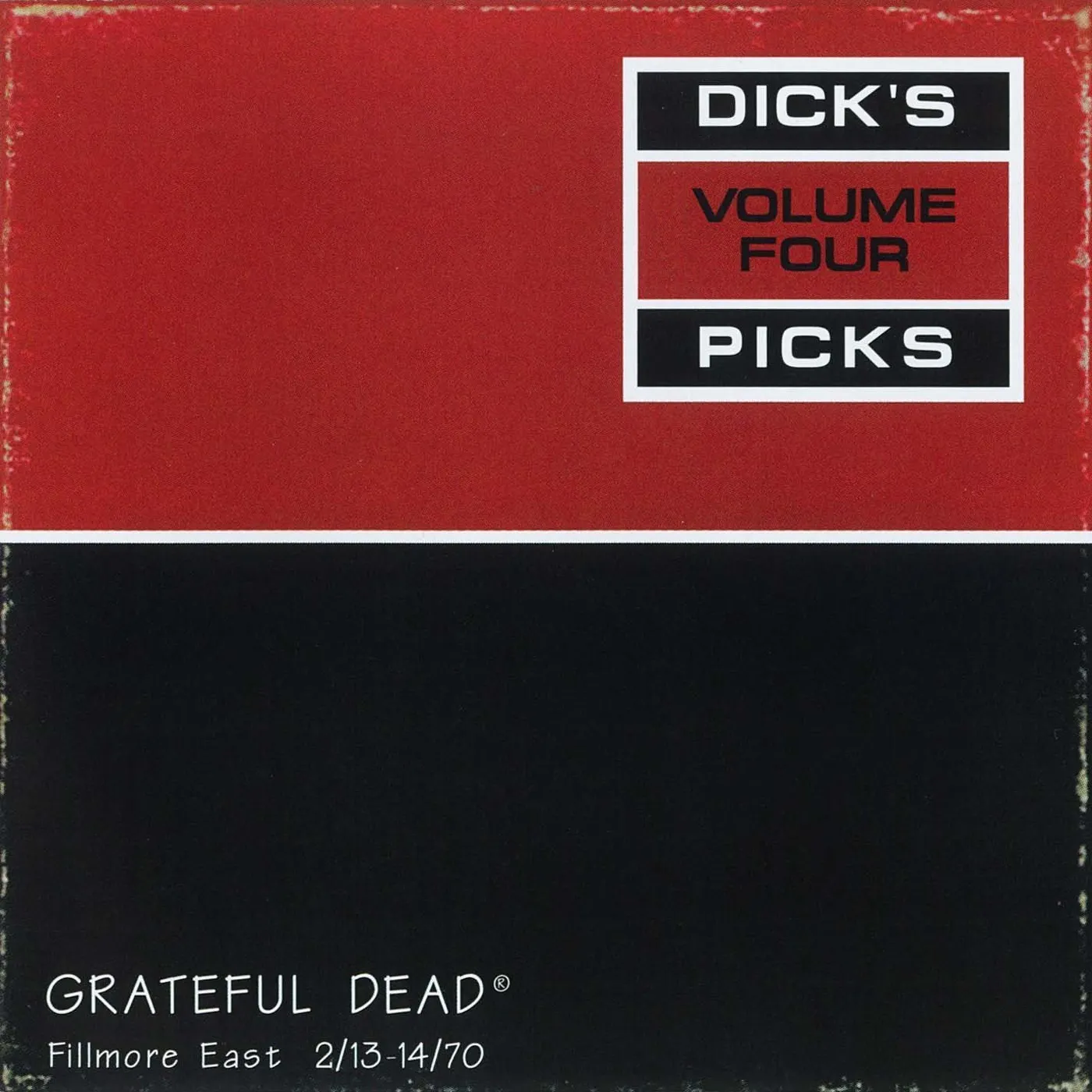 Grateful Dead DICK'S PICKS 4 Vinyl Record