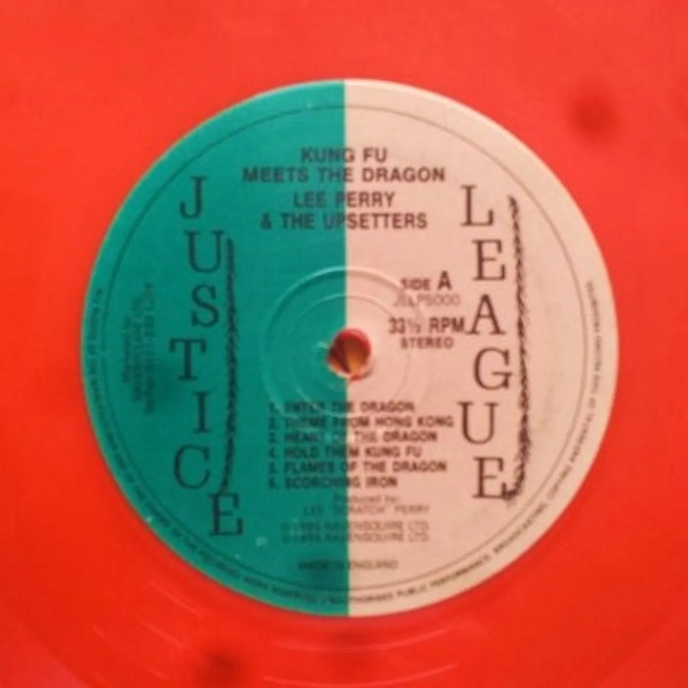 The Upsetters Kung Fu Meets The Dragon Vinyl Record