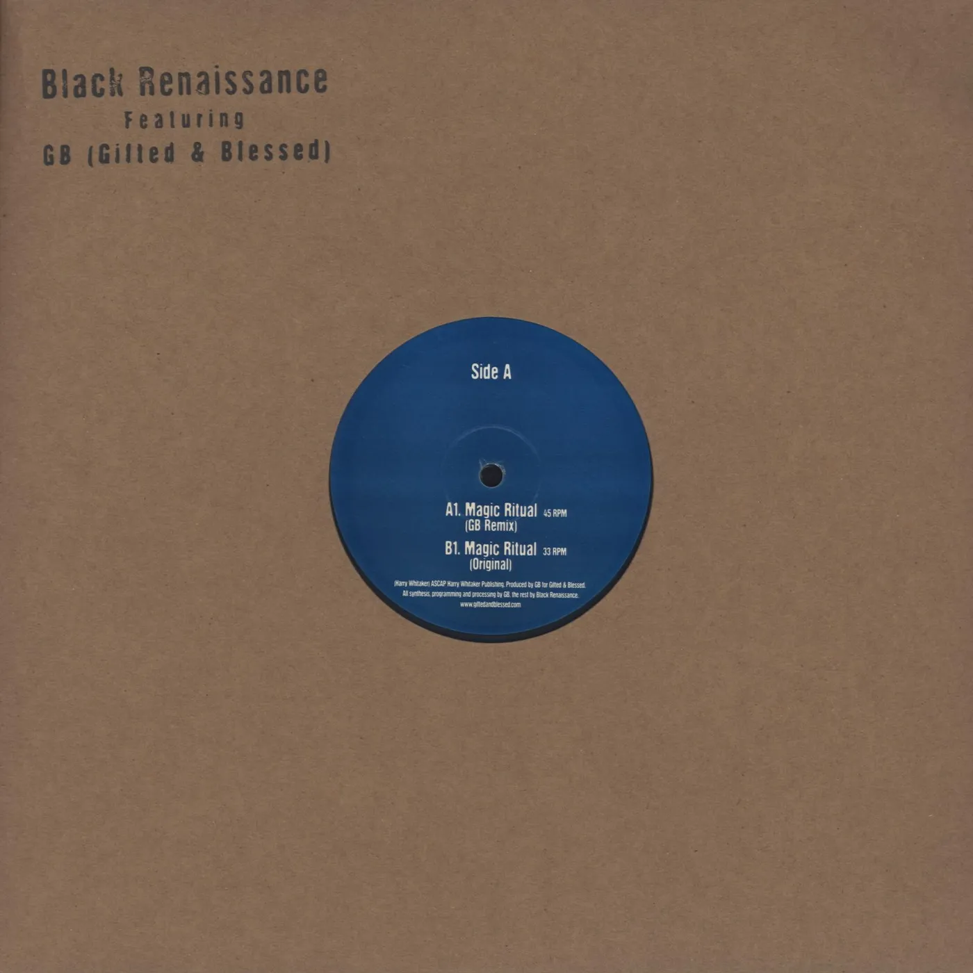 GB (Gifted & Blessed) LUV N HAIGHT EDIT SERIES VOL 4: BLACK RENAISSANCE Vinyl Record