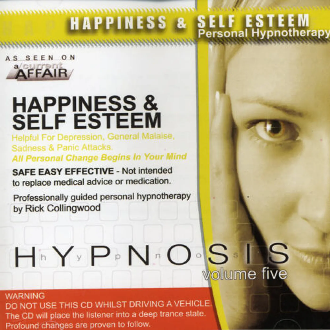 Rick Collingwood HAPPINESS & SELF ESTEEM CD