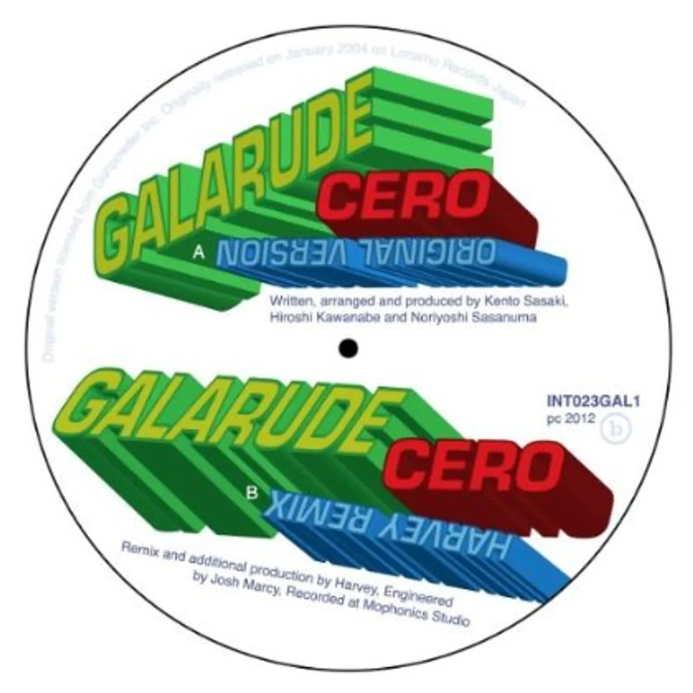 Galarude CERO 1 Vinyl Record