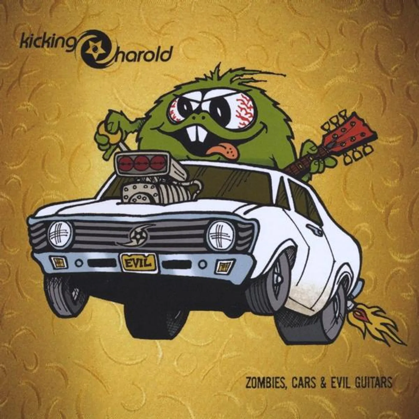 Kicking Harold ZOMBIES CARS & EVIL GUITARS CD
