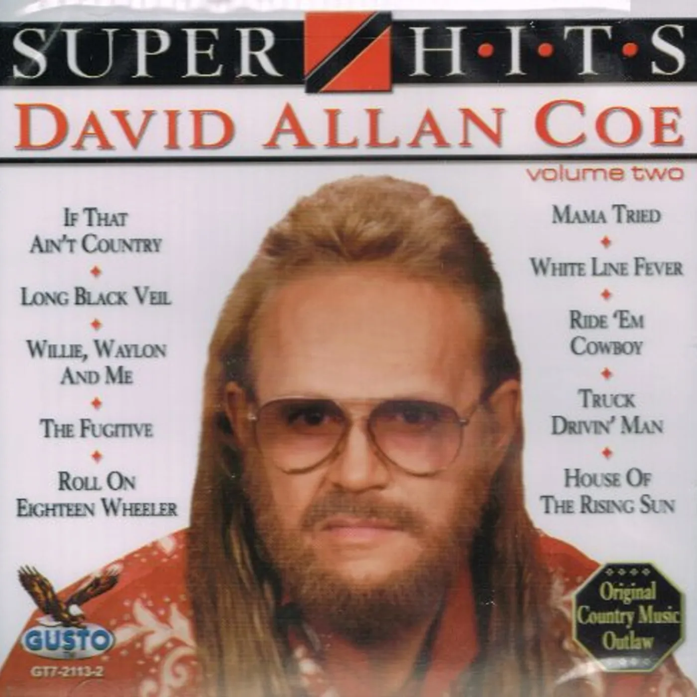 David Allan Coe SUPER HITS 2 CD