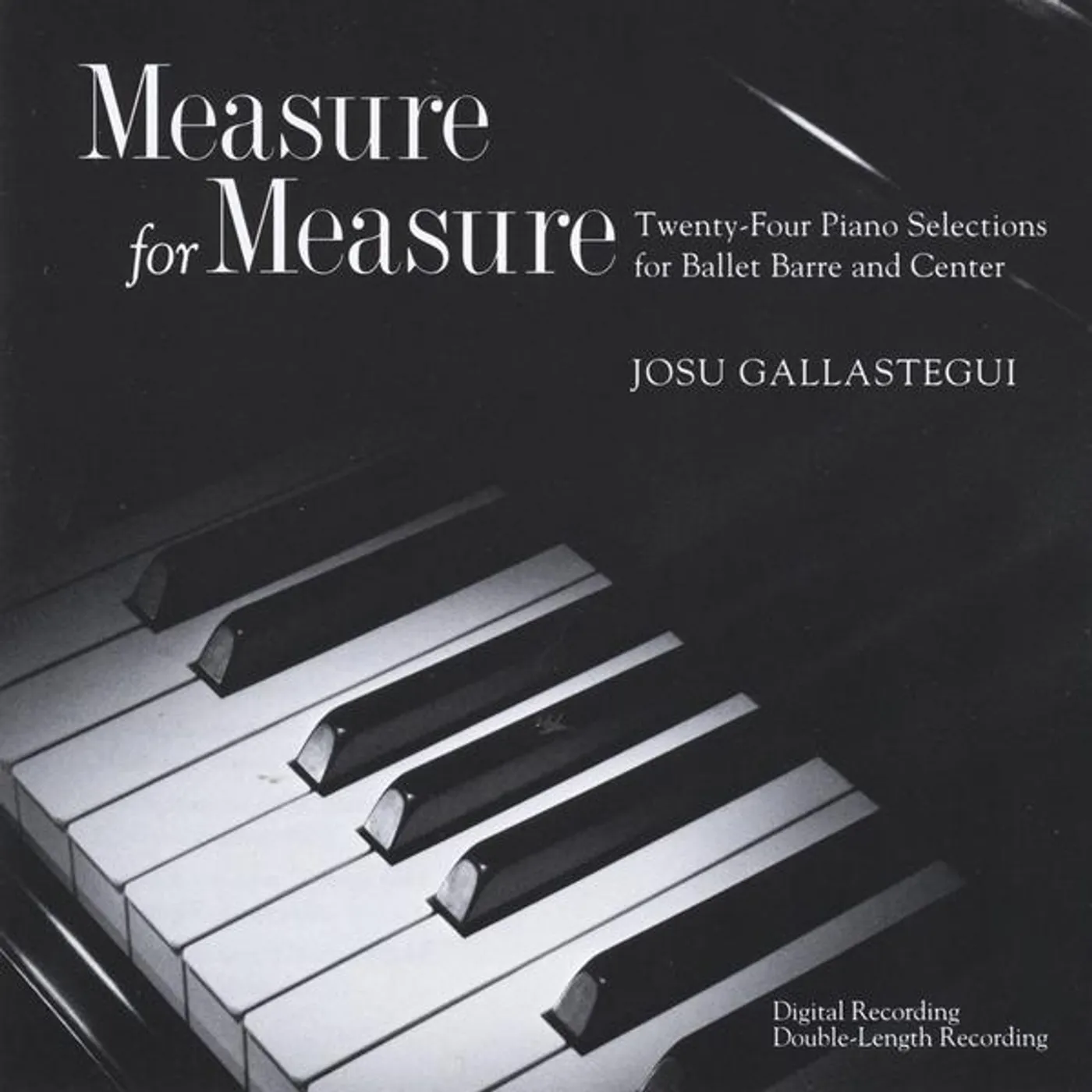Josu Gallastegui MEASURE FOR MEASURE CD