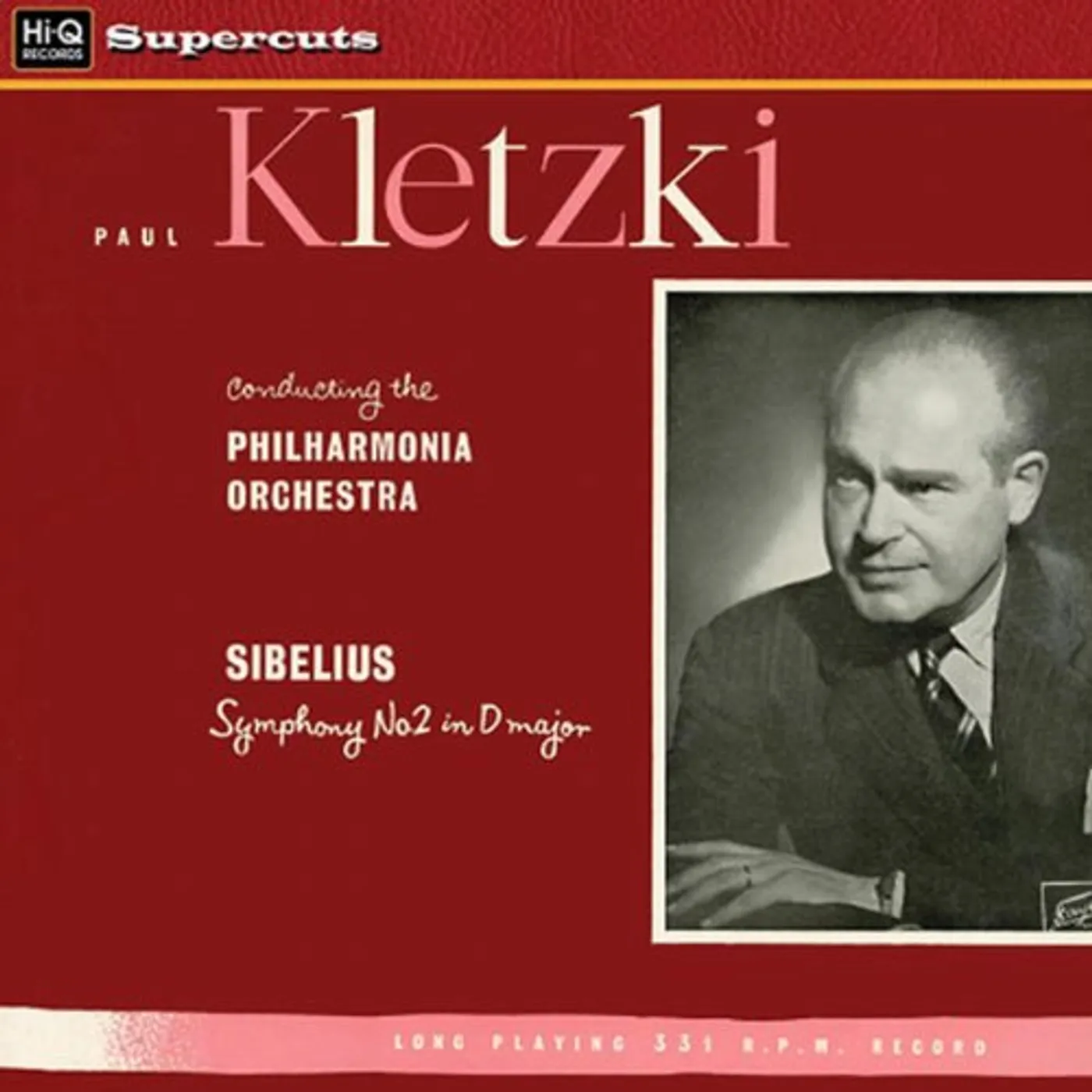 Paul Kletzki/Philharmonia Orchestra SIBELIUS SYMPHONY 2 IN D MAJOR Vinyl Record