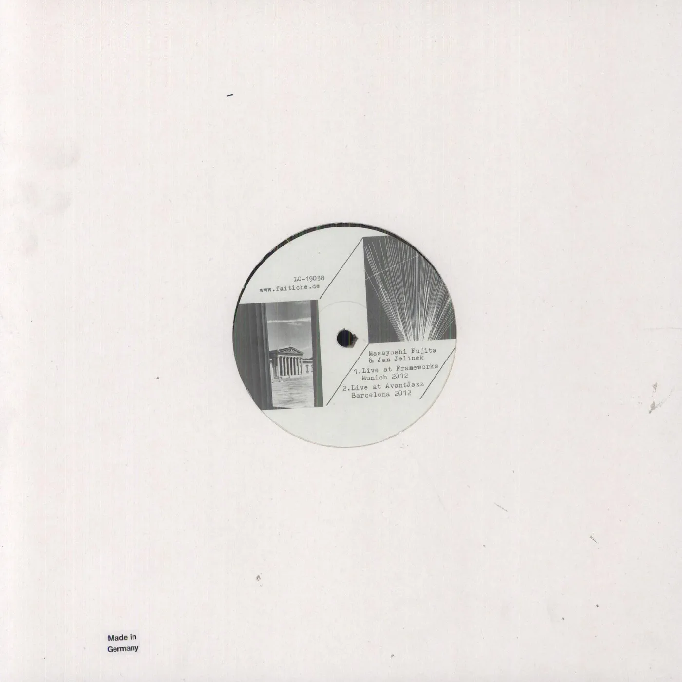 Masayoshi Fujita & Jan Jelinek DO YOU KNOW OTAHITI Vinyl Record