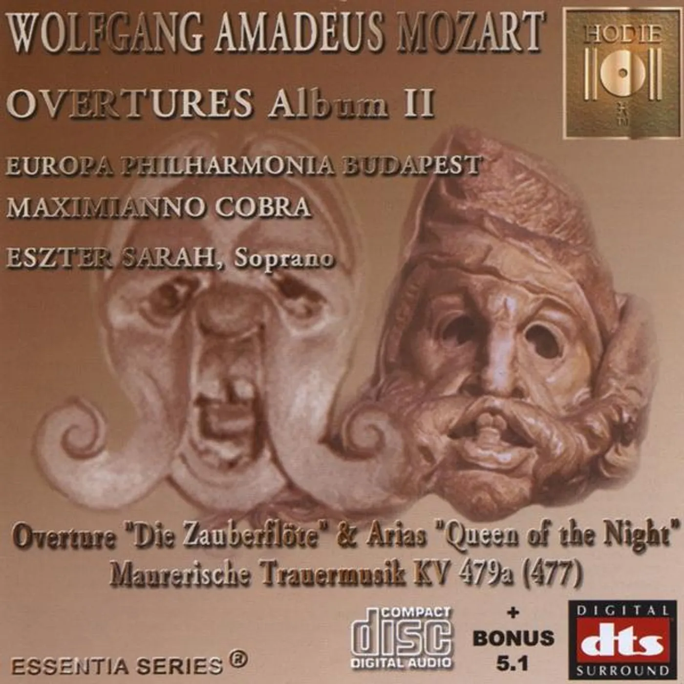 Maximianno Cobra MOZART: OPERA OVERTURES ALBUM 2 CD