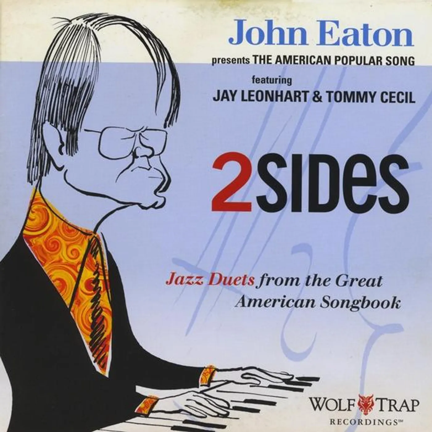 John Eaton TWO SIDES: JAZZ DUETS GREAT AMERICAN SONG BOOK CD