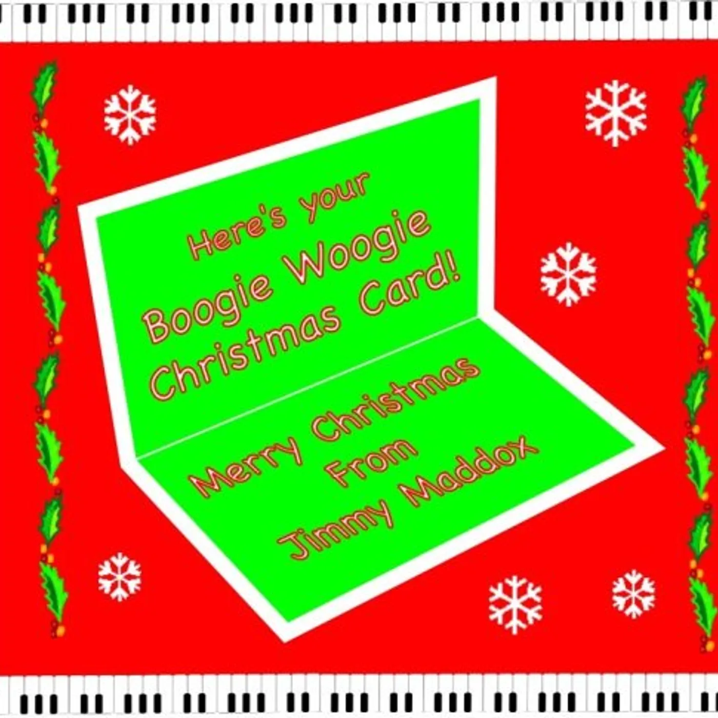 Jimmy Maddox BOOGIE WOOGIE CHRISTMAS CARD CD