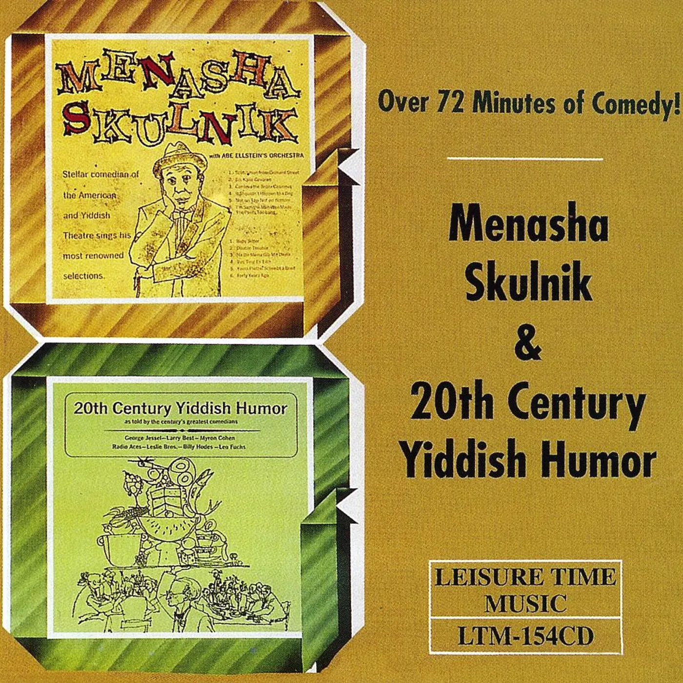 Menashe Skulnik MENASHA SKULNIK & 20TH CENTURY YIDDISH HUMOR CD