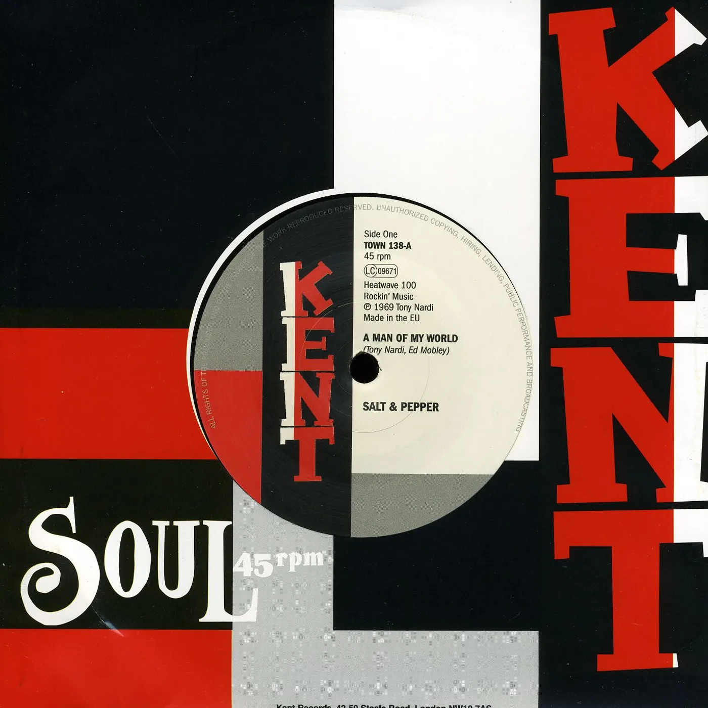 Salt & Pepper / The San Francisco Tkos MAN OF MY WORD / MAKE UP YOUR MIND Vinyl Record