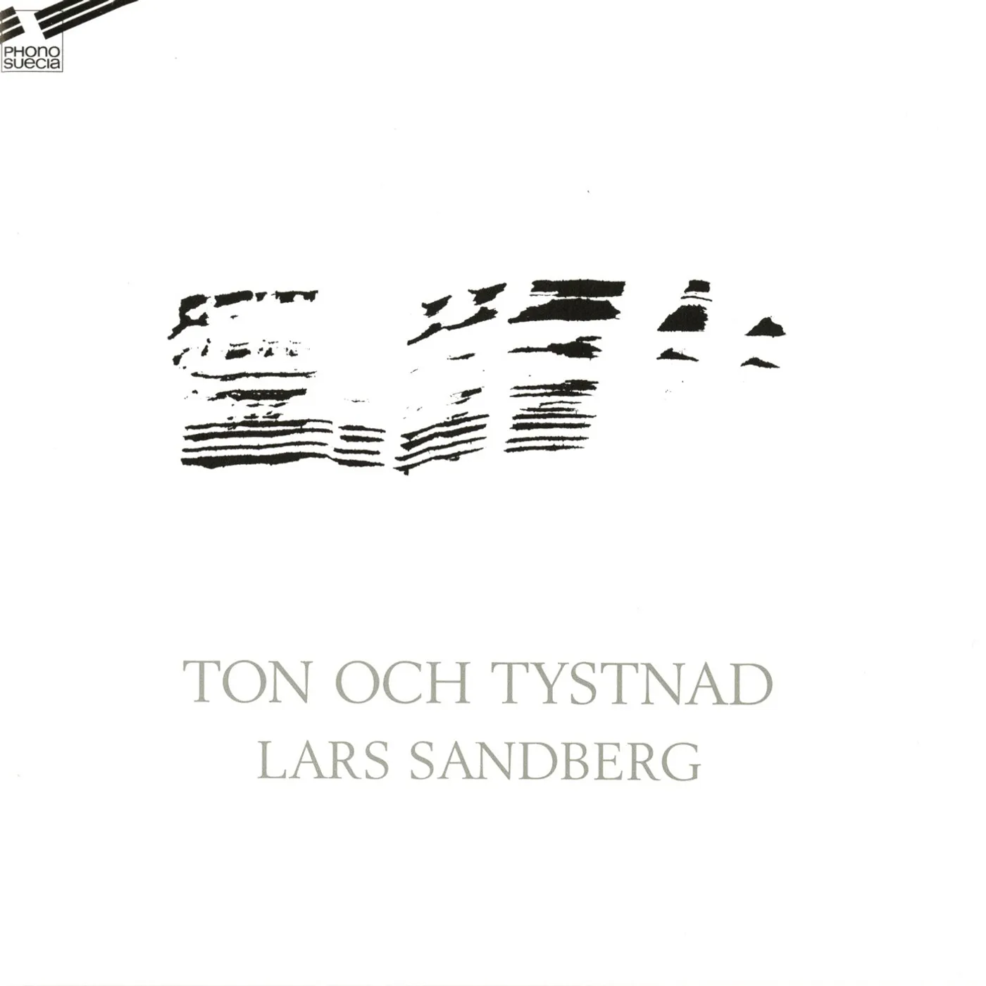 Sandberg TON OCH TYSTNAD CD
