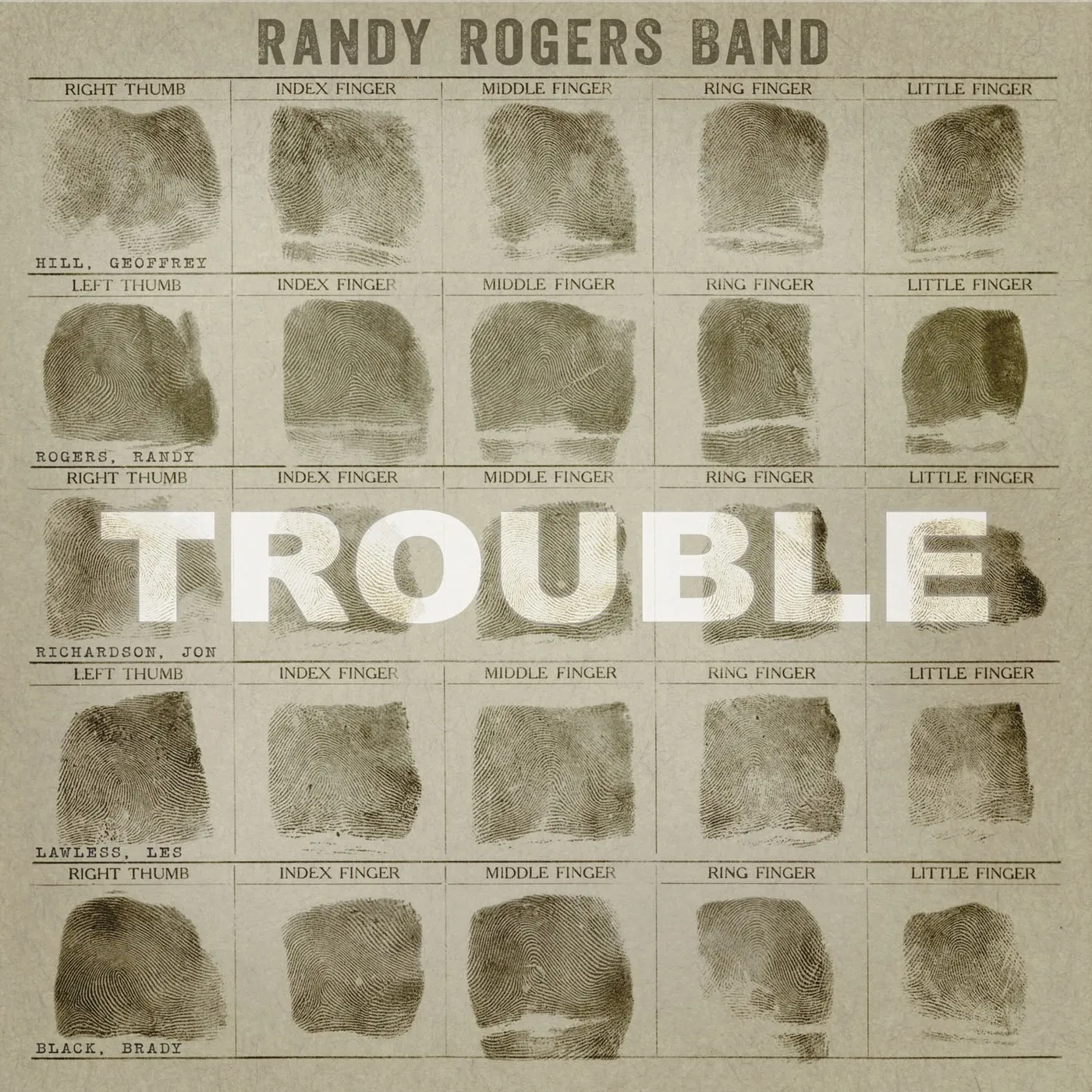 Randy Rogers TROUBLE CD