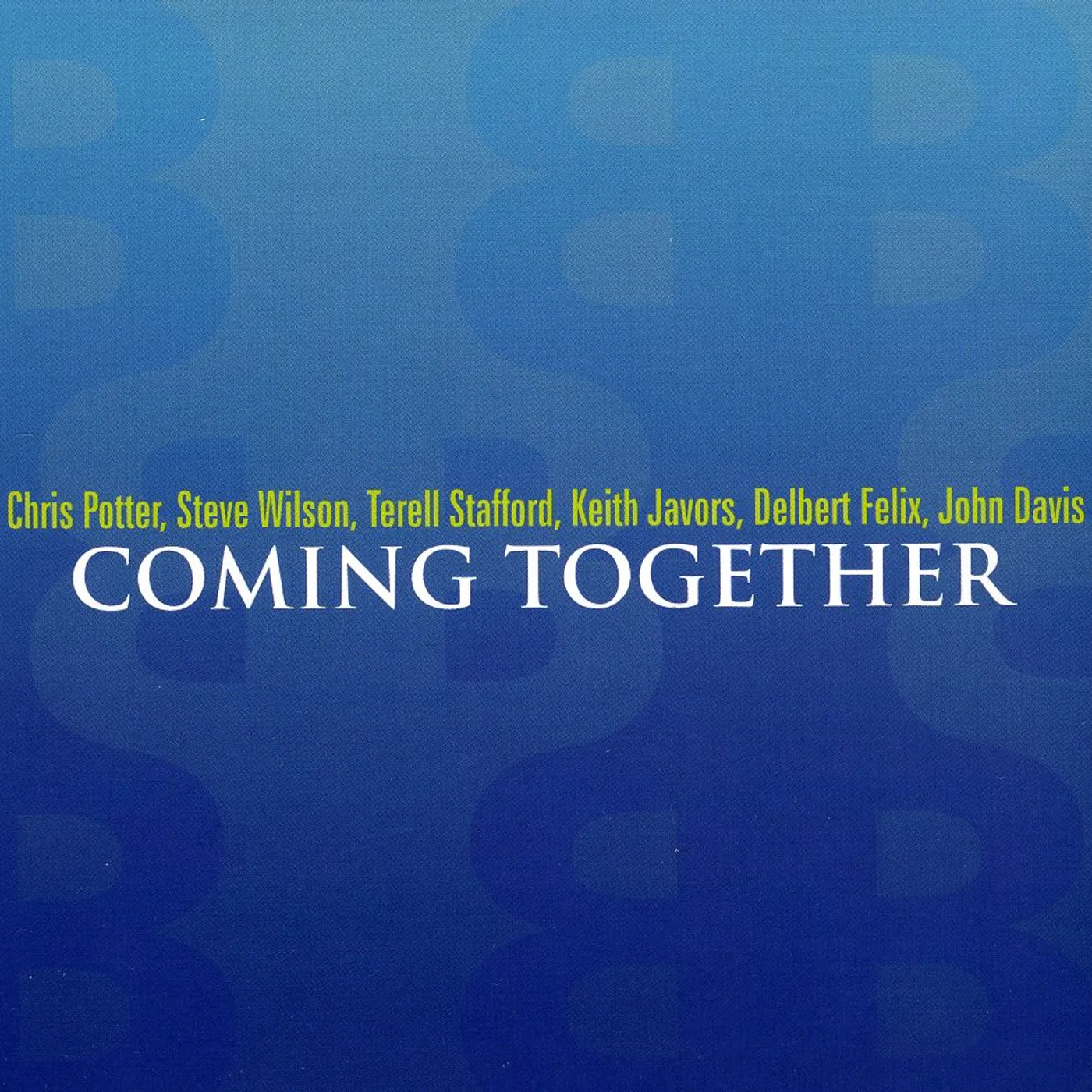 Chris Potter COMING TOGETHER CD